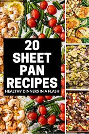 Quick Health Dinners Are Why We Love These Easy Sheet Pan Recipes Recipes Meal Train Recipes Healthy Recipes