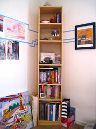 Andy Warhol Art Is What You Can Get Away With Art Is What You Can Get Away With Andy Warhol Book Case With An Art Extension To The Side Blue Painters Tape Structure Bookcase Home Decor Interior Spaces