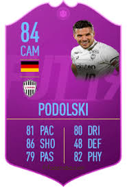 As part of the fifa 21 fut birthday promo, ea sports and the fifa 21 team on march 26 released a brand new sbc, featuring former bayern munich striker to complete the podolski squad building challenge, fifa players will need to complete two separate lineups of 11 players. Lukas Podolski Fifa 19 Rating Card Price