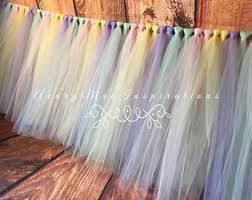 Image Result For Pastel Color Rainbow Table Skirt Ideas De Mantel Manteles Para Fiestas Decoracion De Unicornio
