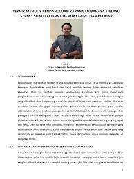 Bahasa melayu stpm penggal 1 bahagian fonologi. Teknik Menulis Pendahuluan Karangan Bahasa Melayu Stpm