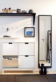 Stall Shoe Cabinet With 4 Compartments White 37 3 4x35 3 8 Ikea Ikea Design Shoe Cabinet Interior