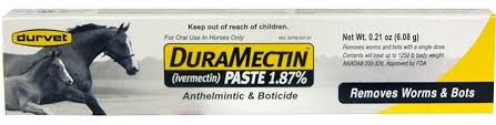 Removes worms and bots with a single dose. Duramectin Ivermectin Paste 1 87 By Durvet