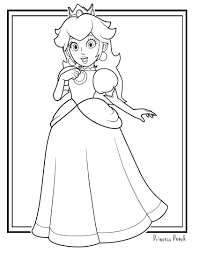 Daisy Mario Coloring Pages - GetColoringPages.com