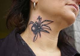 You should always remember that tattoo is made for the whole rest of your life and its meaning will be always our website provides the visitors with some great 3d black widow spider tattoo on pretty neck. 30 Awesome Spider Tattoo Designs Cuded Spider Tattoo Web Tattoo Spider Web Tattoo