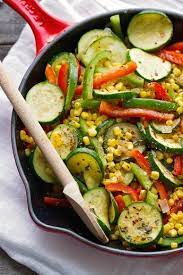 Easy Corn And Zucchini Saute Recipe Little Spice Jar Recipe Vegetable Recipes Recipes Zuchinni Recipes