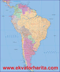 Konum olarak peru sınırına yakın bir bölgede olan depremin, kolombiya ve brezilya'da. Guney Amerika Haritasi