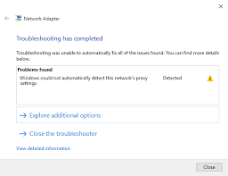 Solved Windows Could Not Automatically Detect This Network S Proxy Settings Proxy Server Internet Settings Networking