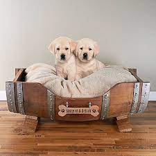 Whether it's a layered garden planter, a pet bed or a coffee table, we hope it's inspirational for your next wine barrel project. Personalized Wine Barrel Pet Bed Large Wine Barrel Furniture Pet Bed Wine Barrel