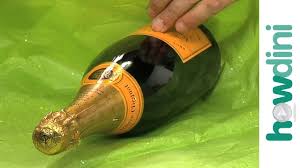 Stunning personalised christmas champagne gifts. How To Gift Wrap A Champagne Bottle Youtube