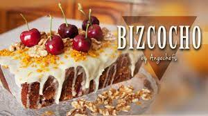Bizcocho De Naranja Cerezas Y Nueces Un Bizcocho Muy Jugoso A Base De Cerezas Naranja Y Nueces Picadas Que Le Apor Nueces Recetas Dulces Recetas De Comida
