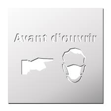 Pochoir Port Du Masque Obligatoire En 2020 Pochoir Pochoir Personnalise Stickers