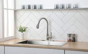 From finishes that last, to faucets that perfectly balance your water pressure, moen sets the standard for exceptional beauty and reliable, innovative design. Kitchen Faucet Kitchen Sink Faucet Brushed Nickel Pull Down Stainless Steel Sink Faucet Best Modern Single Handle Faucet High Arc One Or Three Hole Prep Pull Out Sprayer Faucets With Deck Plate Amazon Com