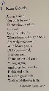 Rain Clouds Elizabeth Ellen Long Nature Quotes Inspirational Quotes Poetry For Kids