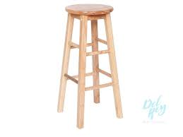Natural Wood Bar Stool The Party Rentals Resource Company