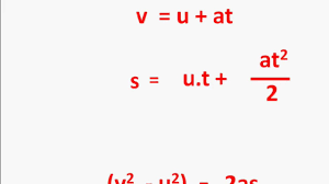 Physics Three Equations Of Motion Motion Part 5 English