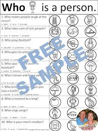 Wh questions anchor chart for first grade and second grade. 90 Wh Questions Ideas Wh Questions Speech And Language Speech Language Therapy