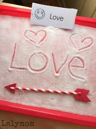 10 valentine's day contest ideas. Fun Writing Activities Valentine Salt Tray Lalymom