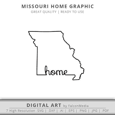 Missouri Svg Missouri State Svg Missouri State Outline Svg Mizzou Svg Cricut Silhouette State Outline Missouri State Missouri