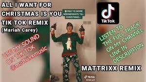 All i want for christmas tiktok. All I Want For Christmas Is You Tik Tok Remix Mattrixx Remix Trap Youtube