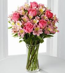 Make every moment an #avasmoment. Sunshine Kisses Pink Rose Bouquet Pink Bouquet Easter Flower Arrangements