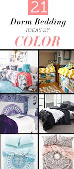 21 Dorm Bedding Ideas By Color Society19 Dorm Room Colors Dorm Bedding Dorm Room Color Schemes
