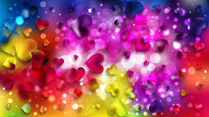 Colorful Love Background Vector Image Love Backgrounds Vector Images Love Wallpaper