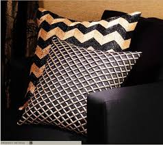 Black And Gold Art Deco Cushions Ralph Lauren Home Ralph Lauren Home Elegant Living Room Elegant Living