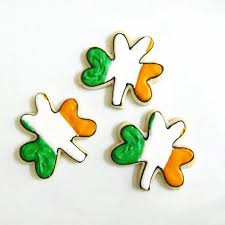 Cut into 20 finger shaped cookies. Irish Flag Cookies Irish Flag Cookie Art Irish