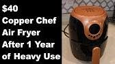 Now, you don't need special skills in the kitchen to create wonderful meals for you and your family because this air frying machine will do the job for you. 40 Copper Chef 2 Quart Air Fryer Review Youtube