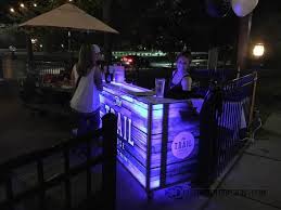 Great savings & free delivery / collection on many items. Led Lighted Portable Bar On Wheels For Events Mobile Bartending 5