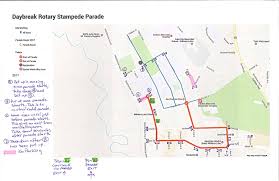 The parade starts at city hall, 8000 s. Daybreak Rotary S Stampede Parade Route Altered For Safety Reasons Williams Lake Tribune