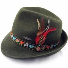 Tyrolean Alps Green 100 Wool Hat With Embroidered Band In 2021 German Hats Mountain Hat Wool Hat