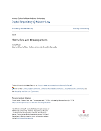 Harm, Sex, and Consequences