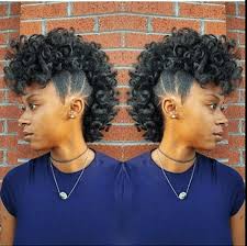 Fierce Fabulous Curly Frohawk Ig Miatra Imahn Stylist Lorinda Shea Naturalhairmag Natural Hair Woman Natural Hair Styles Short Natural Hair Styles