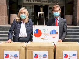 Los Angeles County official thanks Taiwan for face mask donation