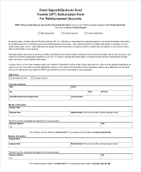 free 10 sample direct deposit authorization forms in pdf ms word