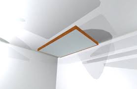 Acoustic Ceiling Cloud - Aluminum with Gunstock Wood Frame ...