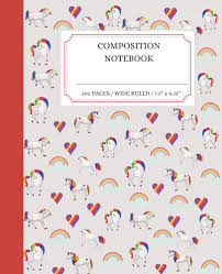 Composition Notebook : Unicorns, Rainbows, Hearts: Love88, Myra:  9798757922614: Amazon.com: Books