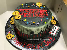 Stranger Things Birthday Cake 14th Birthday Cakes 11 Stranger Things Stranger Things