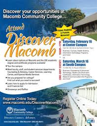 Learn More About Macomb Community College At Discover Macomb A One Day Event For Future Students Register At Macomb Community College Health Science Student