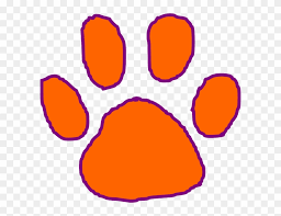 Download clemson tiger paw stencil and use any clip art,coloring,png graphics in your website, document or presentation. Clemson Tiger Paw Clip Art Clemson Paw Clip Art Free Transparent Png Clipart Images Download