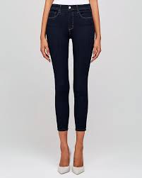 L Agence Margot High Rise Skinny Jeans In Marino Blue Modesens