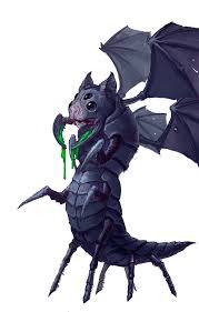 Typhilipede Pathfinder Fantasy Creatures Weird Creatures Monster Concept Art