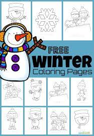 Pack these spring printables into a picnic basket for a family outing. Free Winter Coloring Pages