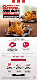 Harga snack plate kfc malaysia. Kfc Delivery Buy 1 Free 1 Snack Plate Doubleayam Miri City Sharing