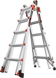 Little Giant Ladders, Velocity with Ratchet Levelers, M22, 22 Ft,  Multi-Position Ladder, Aluminum, Type 1A, 300 lbs Weight Rating,  (15422-801) - Amazon.com