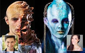 A day in the life of a Face Off model