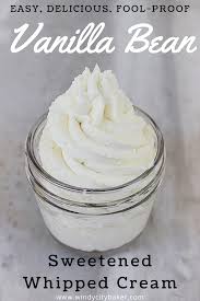 Chantilly Cream Recipe Sweetened Whipped Cream Chantilly Cream Cream Recipes
