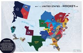 Map of all nhl team locations. Nhl Hockey Teams By State Off 69 Www Fortissinanli Com